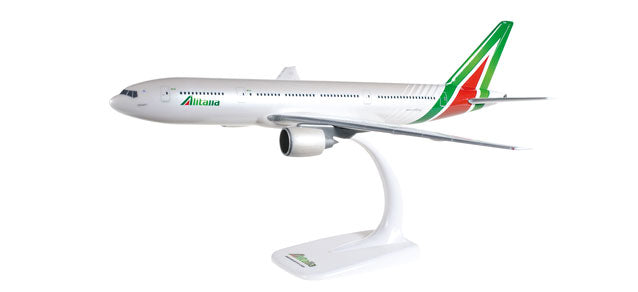 777-200ER Alitalia New Paint I-DISU (Snap-in Model, Stand Specification, No Landing Gear) 1/200 *Plastic [610957]