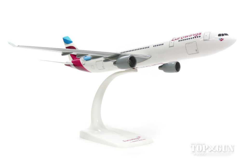 A330-200 Eurowings New Paint D-AXGA (Snap-in Model, No Gear, Stand Only) 1/200 *Plastic [611008]