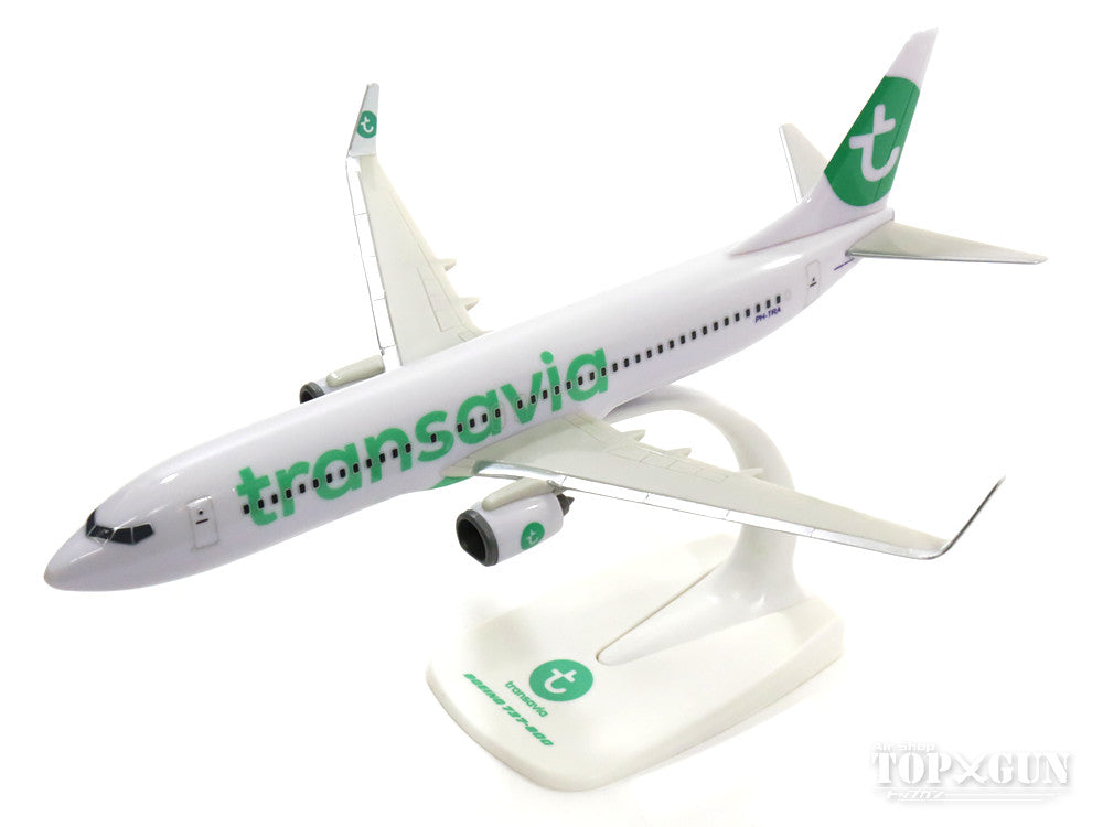 737-800w Transavia Airlines new paint (snap-in model, no gear, stand only) 1/200 *Plastic [611046]