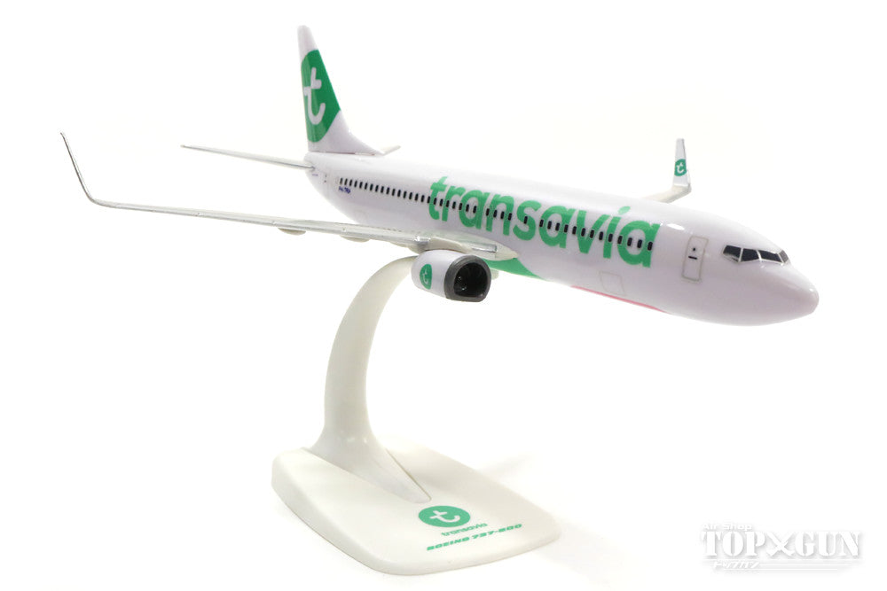 737-800w Transavia Airlines new paint (snap-in model, no gear, stand only) 1/200 *Plastic [611046]