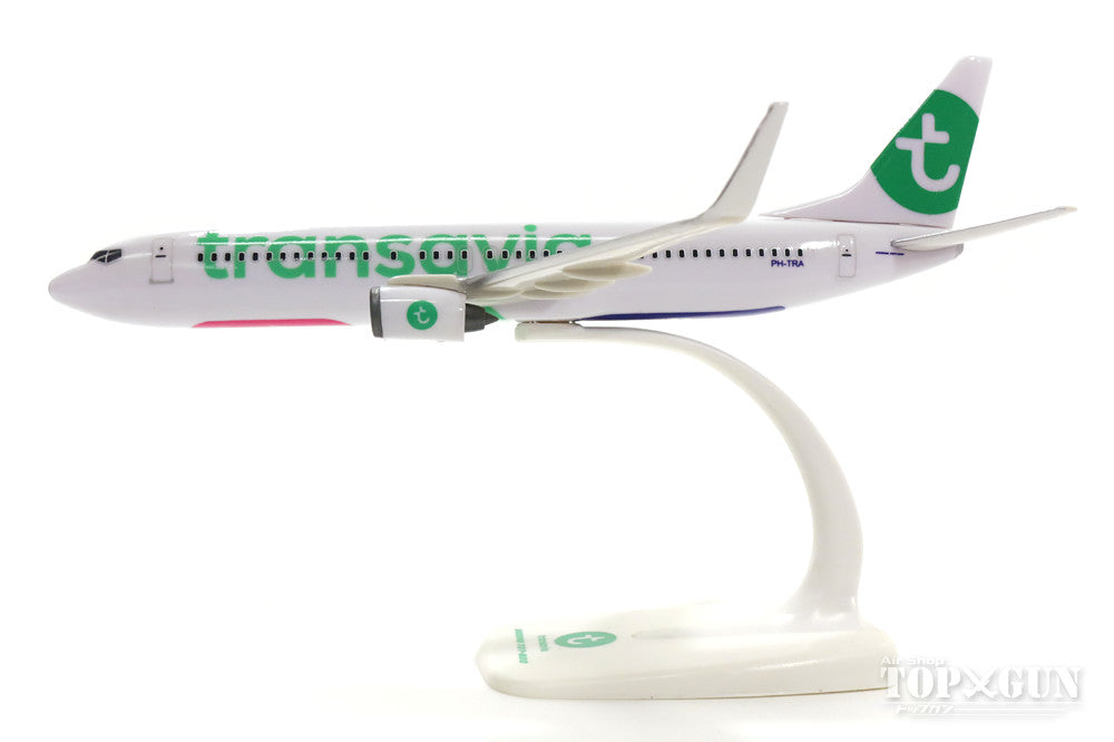 737-800w Transavia Airlines new paint (snap-in model, no gear, stand only) 1/200 *Plastic [611046]