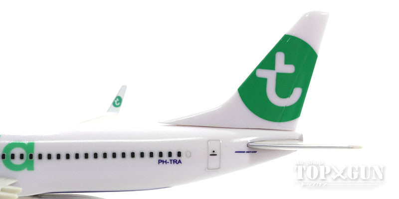 737-800w Transavia Airlines new paint (snap-in model, no gear, stand only) 1/200 *Plastic [611046]