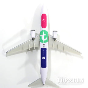 737-800w トランサビア航空 新塗装 （スナップインモデル・ギアなし・スタンド専用） 1/200 ※プラ製 [611046]