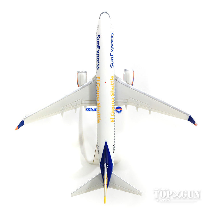 737-800w SunExpress German Airlines special paint "El Gouna Shuttle" D-ASXP (Snap-in model, no gear, stand only) 1/200 *Plastic [611053]