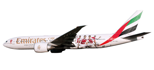 777-200LR Emirates Special Paint "Arsenal London" A6-EWJ (Snap-in model, no gear, stand only) 1/250 *Plastic [611060]