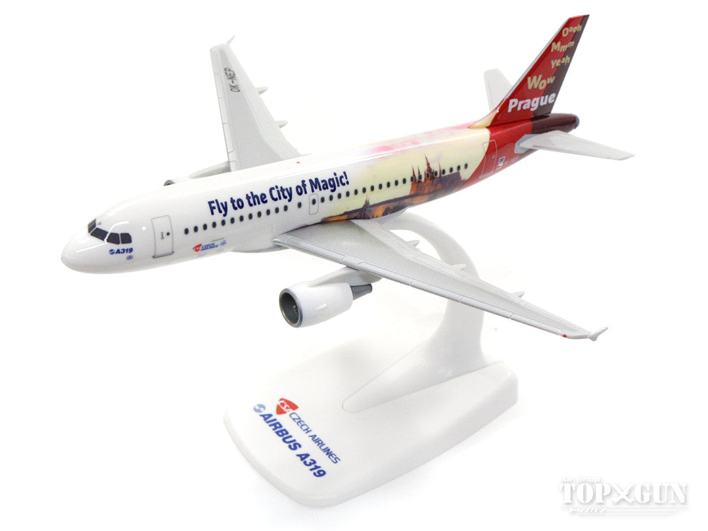 A319 CSA Czech Airlines Special Paint "Prague/City of Magic" (Snap-in model, stand included, no landing gear) OK-NEP 1/200 *Plastic [611138]