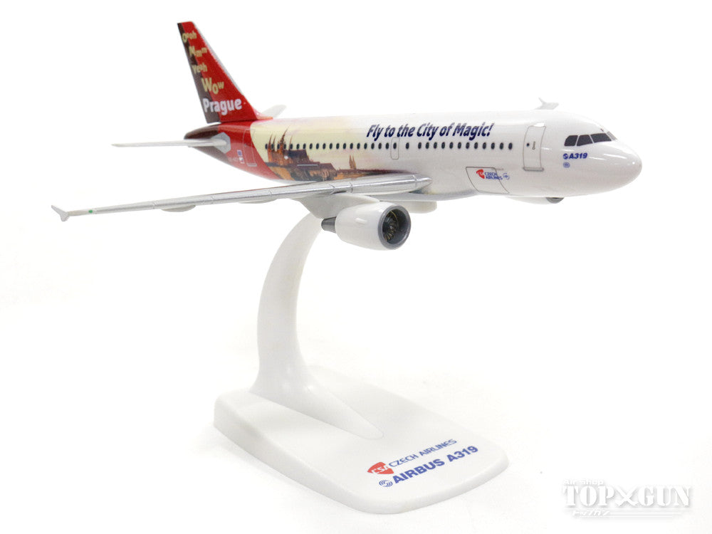 A319 CSA Czech Airlines Special Paint "Prague/City of Magic" (Snap-in model, stand included, no landing gear) OK-NEP 1/200 *Plastic [611138]