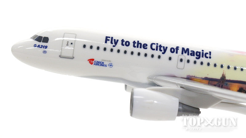 A319 CSA Czech Airlines Special Paint "Prague/City of Magic" (Snap-in model, stand included, no landing gear) OK-NEP 1/200 *Plastic [611138]