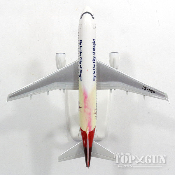 A319 CSAチェコ航空 特別塗装 「プラハ／シティ・オブ・マジック」 （スナップインモデル・スタンド仕様・ランディングギアなし）　OK-NEP 1/200 ※プラ製 [611138]