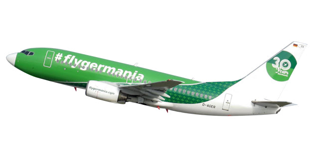 [Pre-order item] 737-700 Germania Airlines special paint "30th anniversary of founding" 2016 (Snap-in model, stand specification, no landing gear) D-AGER 1/200 *Plastic [611176]