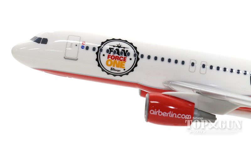 A320 Air Berlin special paint "Fun Force One" (snap-in model, stand version, no landing gear) D-ABFK 1/200 *Plastic [611213]