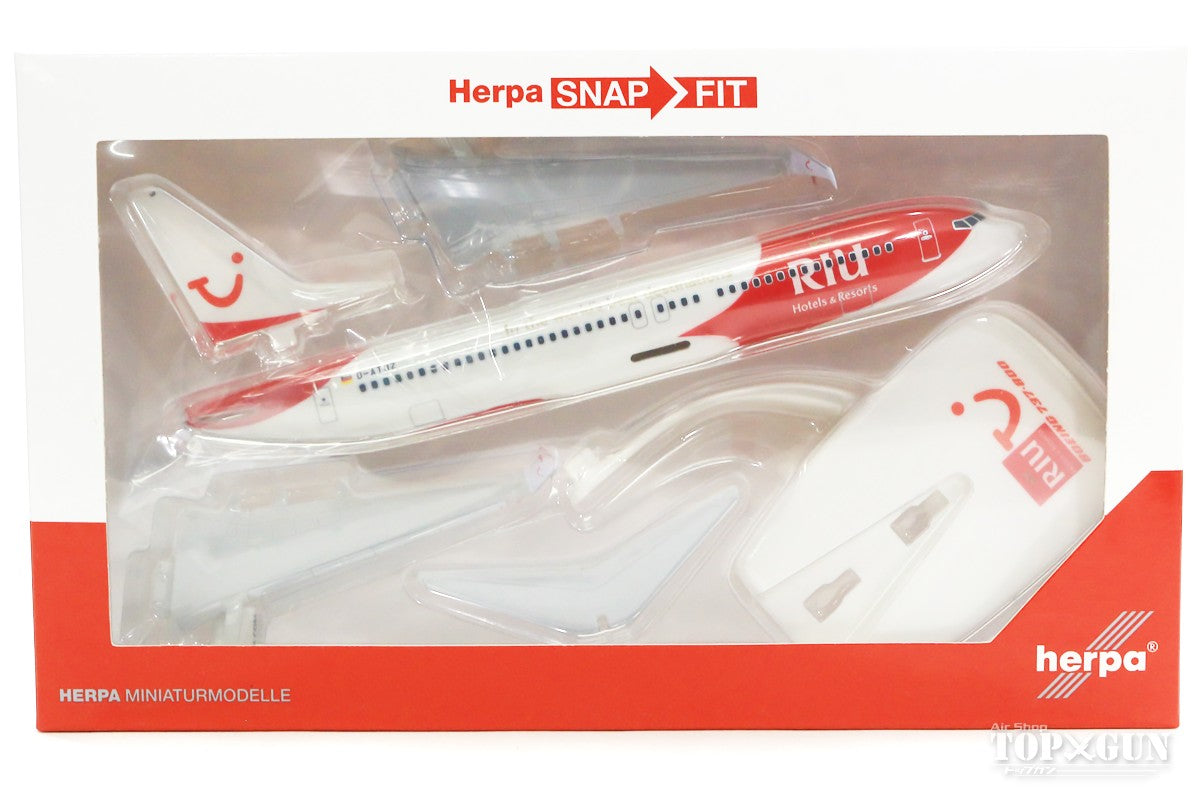 737-800sw TUIFly special paint "RIU Hotel &amp; Resort" (snap-in model, stand specification, no landing gear) D-ATUZ 1/200 *Plastic [611268]