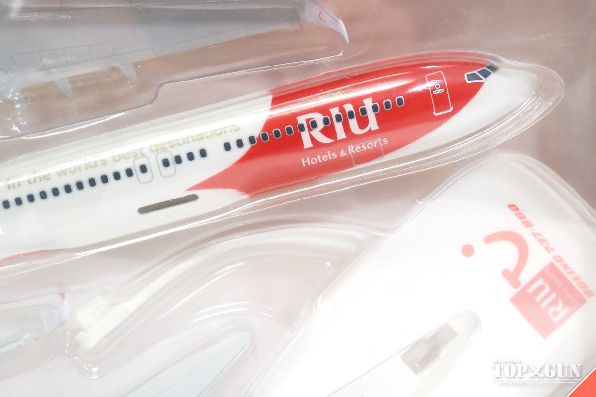 【WEB限定特価】737-800sw TUIFly 特別塗装 「RIUホテル＆リゾート」 （スナップインモデル・スタンド仕様・ランディングギアなし） D-ATUZ 1/200 ※プラ製 [611268]