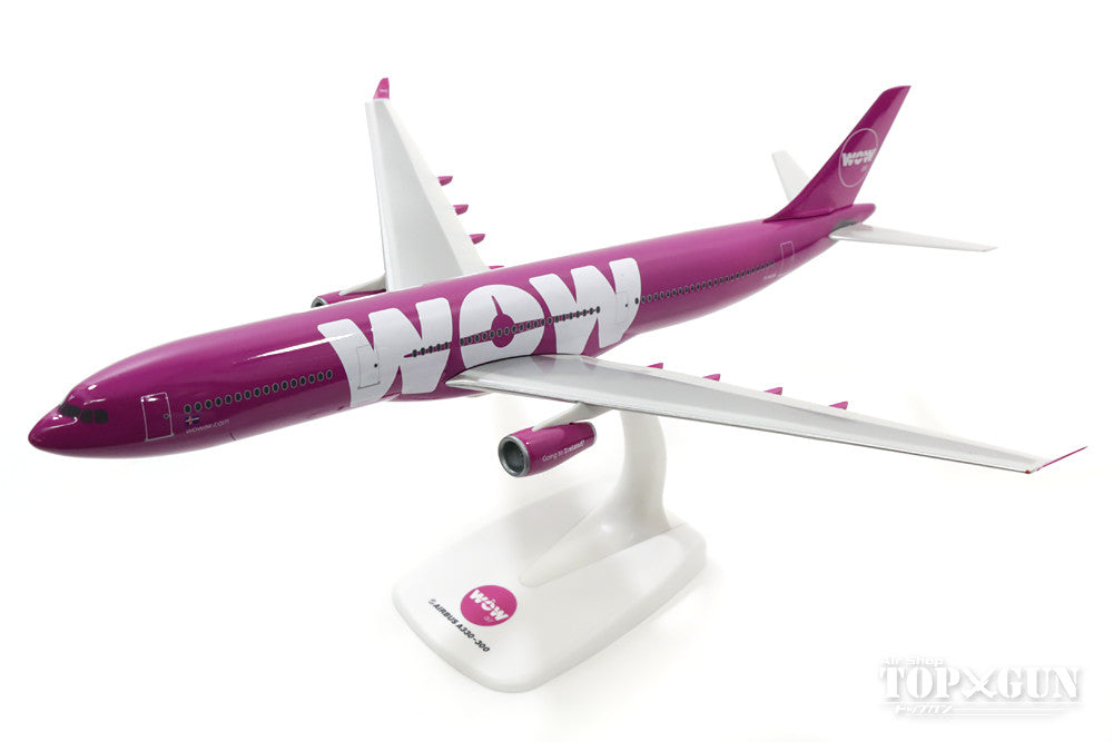 A330-300 WOW Air TF-GAY (Snap-in model, stand version, no landing gear) 1/200 *Plastic [611282]