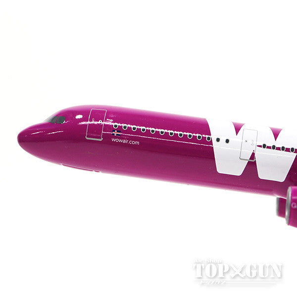 A321SL WOW Air (Snap-in model, stand specification, no landing gear) TF-MOM 1/200 *Plastic [611299]