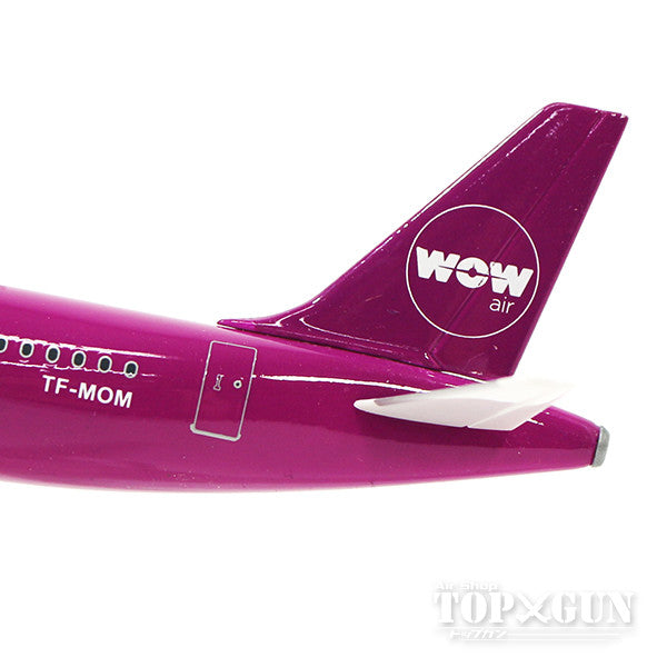 A321SL WOW Air (Snap-in model, stand specification, no landing gear) TF-MOM 1/200 *Plastic [611299]