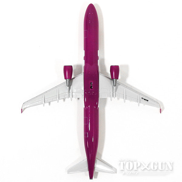 A321SL WOW Air (Snap-in model, stand specification, no landing gear) TF-MOM 1/200 *Plastic [611299]