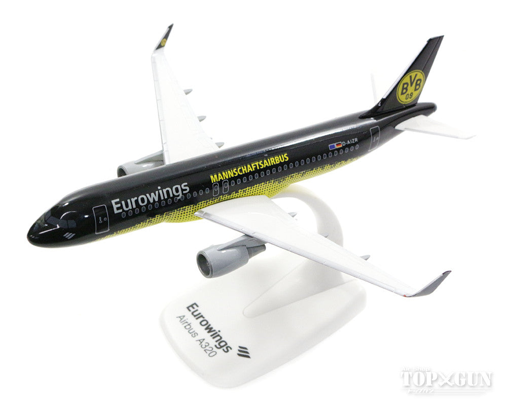 A320SL Eurowings special paint "Borussia Dortmund/Mannschaftsairbus" (snap-in model, stand version, no landing gear) D-AIZR 1/200 *Plastic [611312]