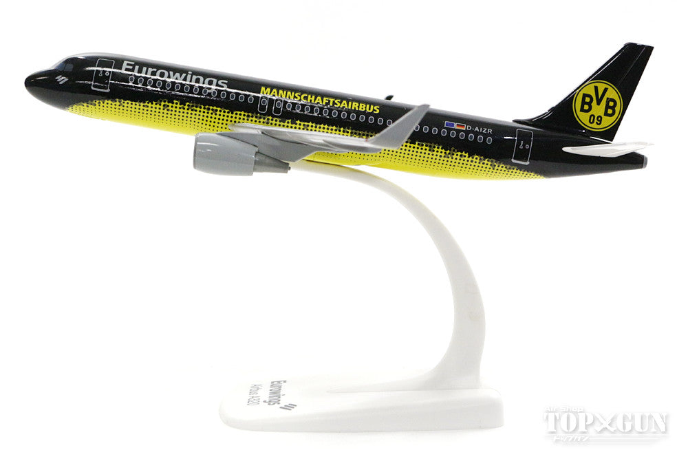 A320SL Eurowings special paint "Borussia Dortmund/Mannschaftsairbus" (snap-in model, stand version, no landing gear) D-AIZR 1/200 *Plastic [611312]