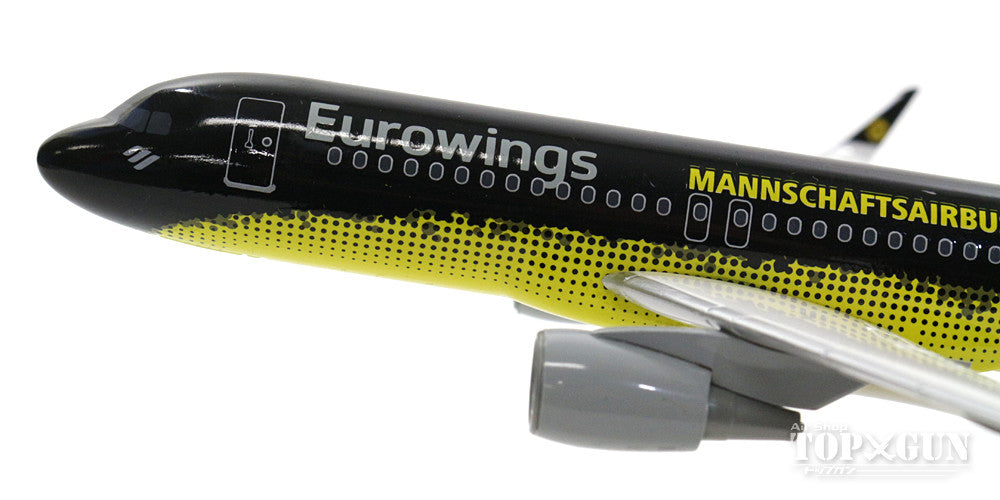 A320SL Eurowings special paint "Borussia Dortmund/Mannschaftsairbus" (snap-in model, stand version, no landing gear) D-AIZR 1/200 *Plastic [611312]