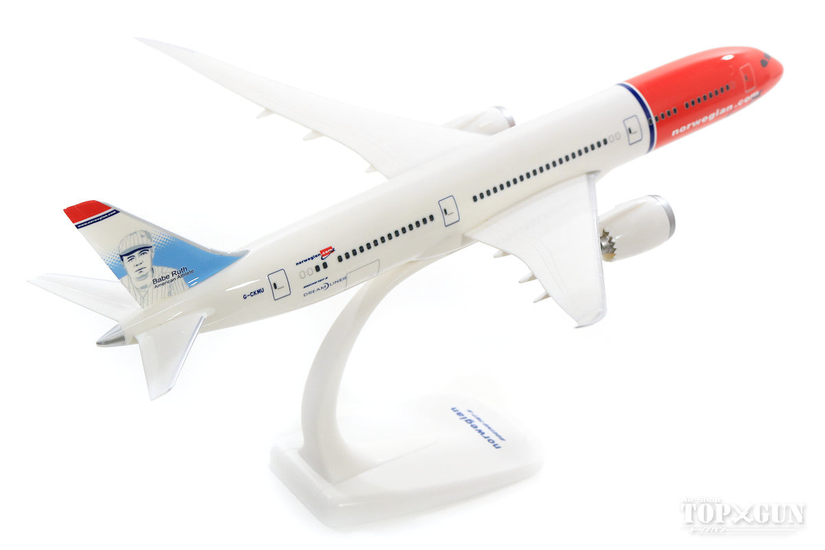 787-9 Norwegian Air Shuttle Special Paint "Babe Ruth" (Snap-in model, stand specification, no landing gear) G-CKMU 1/200 *Plastic [611503-001]