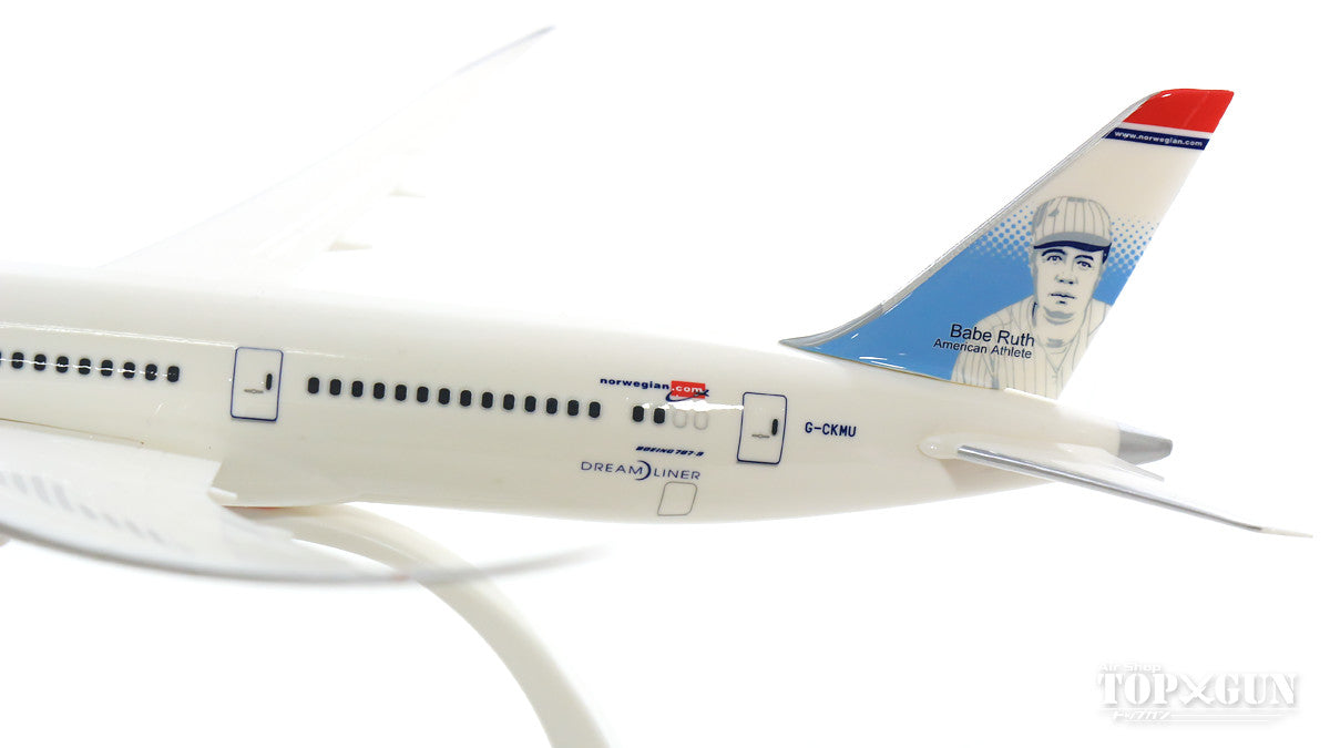 787-9 Norwegian Air Shuttle Special Paint "Babe Ruth" (Snap-in model, stand specification, no landing gear) G-CKMU 1/200 *Plastic [611503-001]