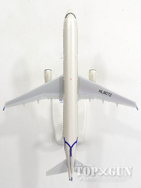 A321 Air Busan (Snap-in model, no gear, stand only) HL8072 1/200 *Plastic [611527]