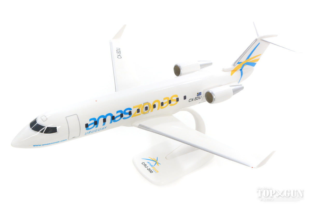 CRJ-200ER Amazonas Uruguay Airlines (Snap-in model, stand version, no landing gear) CX-SDU 1/100 *Plastic [611541]