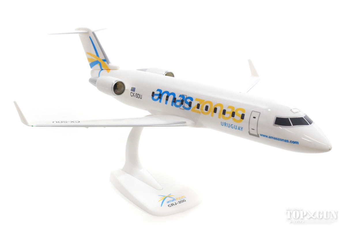 CRJ-200ER Amazonas Uruguay Airlines (Snap-in model, stand version, no landing gear) CX-SDU 1/100 *Plastic [611541]