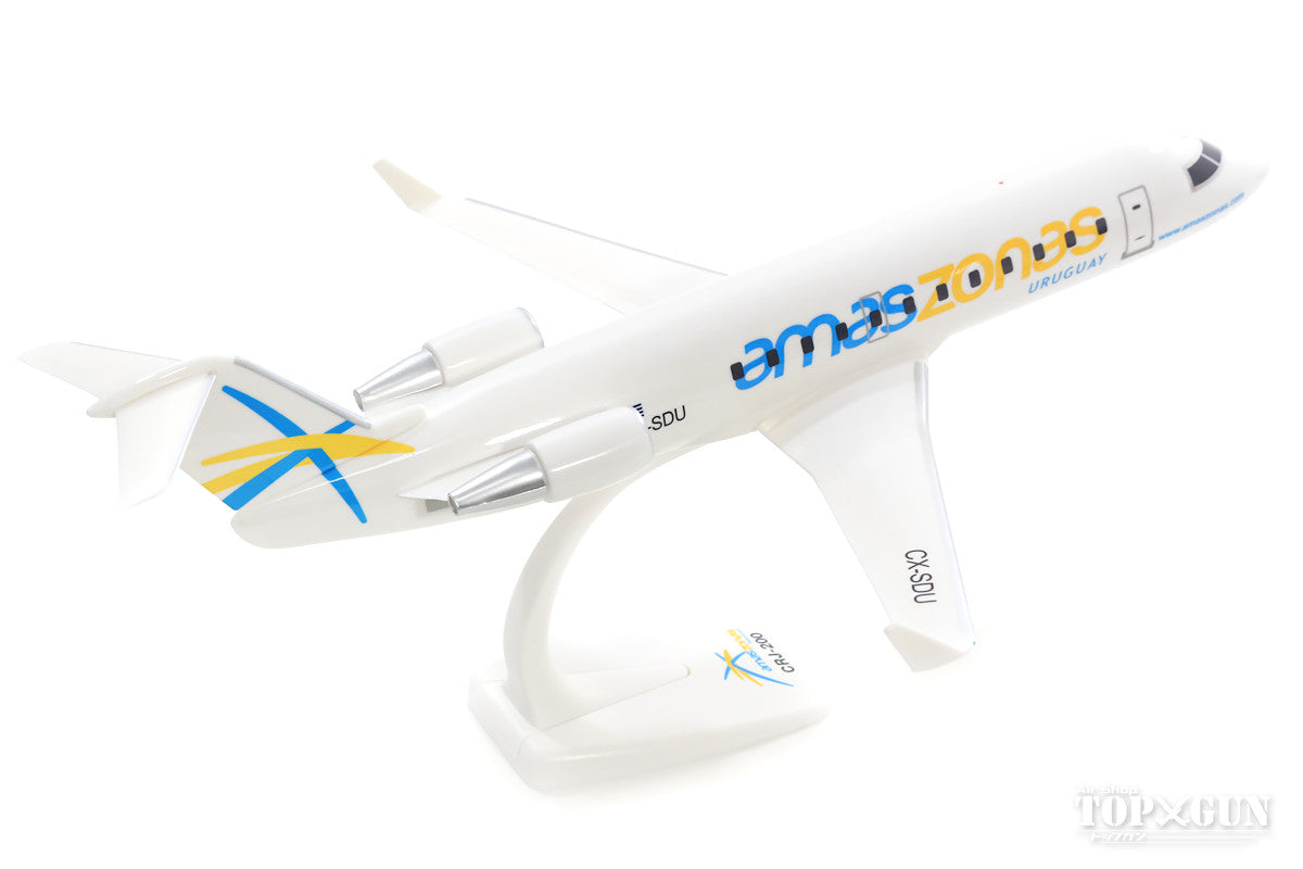 CRJ-200ER Amazonas Uruguay Airlines (Snap-in model, stand version, no landing gear) CX-SDU 1/100 *Plastic [611541]