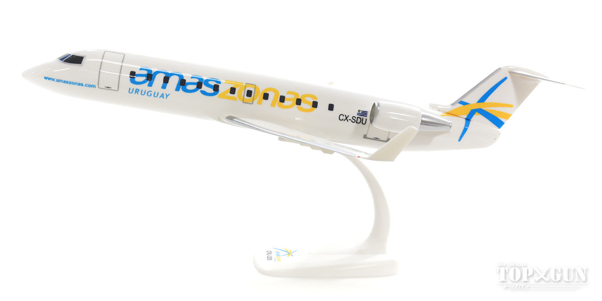 CRJ-200ER Amazonas Uruguay Airlines (Snap-in model, stand version, no landing gear) CX-SDU 1/100 *Plastic [611541]