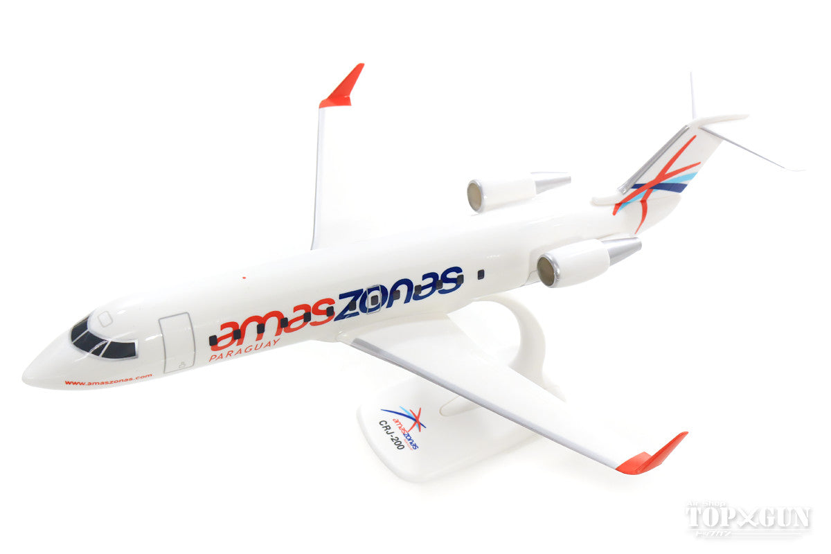 CRJ-200LR Amazonas Paraguay Airlines (Snap-in model, stand version, no landing gear) ZP-CRN 1/100 *Plastic [611558]