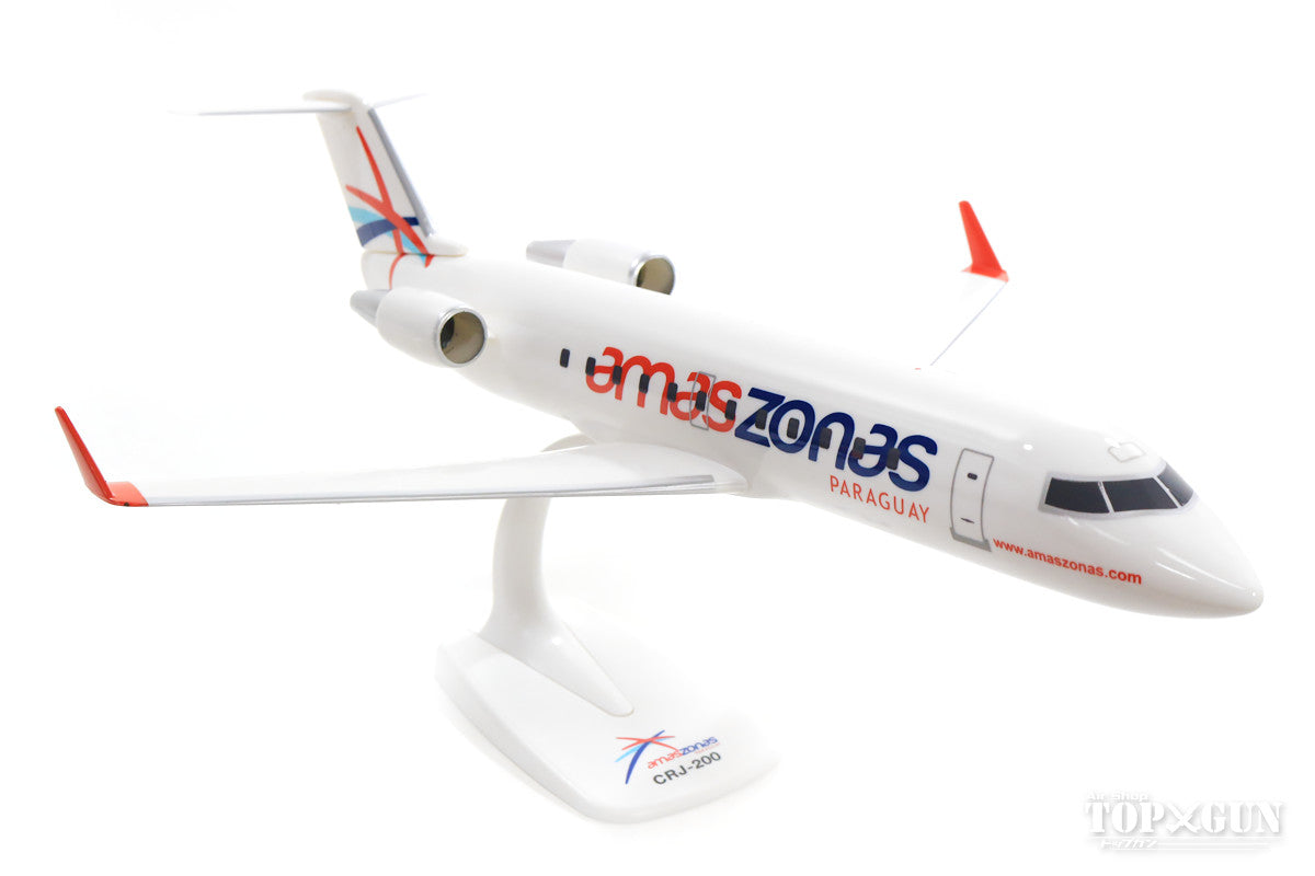 CRJ-200LR Amazonas Paraguay Airlines (Snap-in model, stand version, no landing gear) ZP-CRN 1/100 *Plastic [611558]