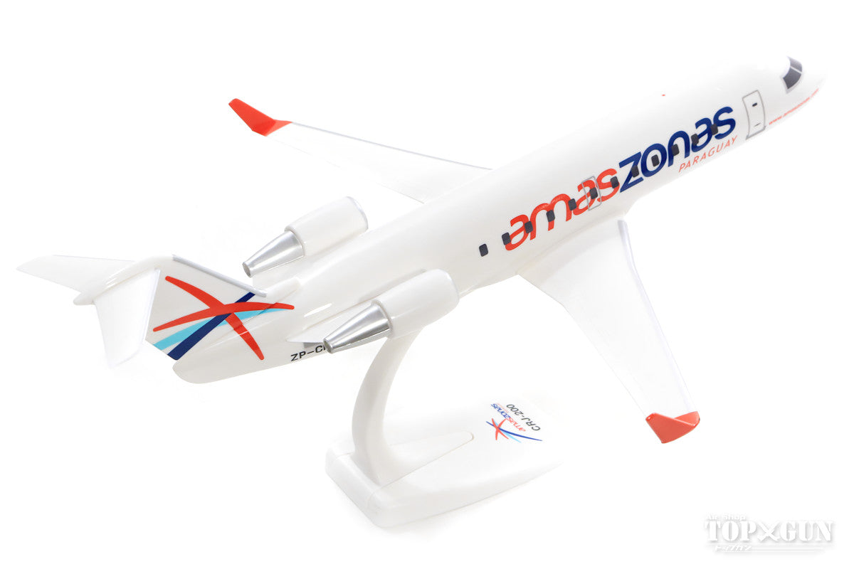 CRJ-200LR Amazonas Paraguay Airlines (Snap-in model, stand version, no landing gear) ZP-CRN 1/100 *Plastic [611558]