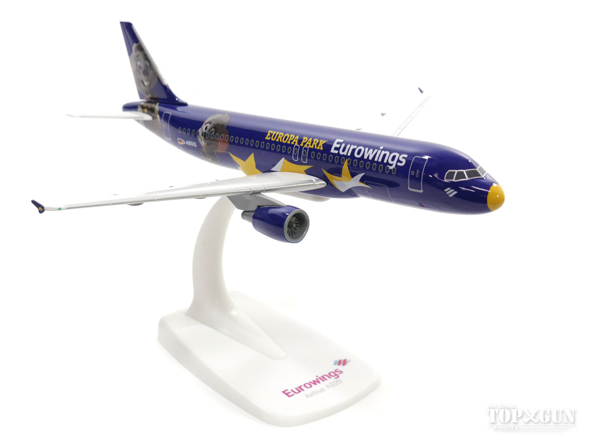 A320 Eurowings "Europa-Park" D-ABDQ (Snap-in model, no gear, stand only) 1/200 *Plastic [611695]