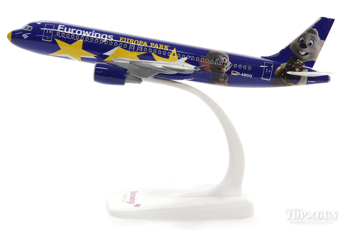 A320 Eurowings "Europa-Park" D-ABDQ (Snap-in model, no gear, stand only) 1/200 *Plastic [611695]