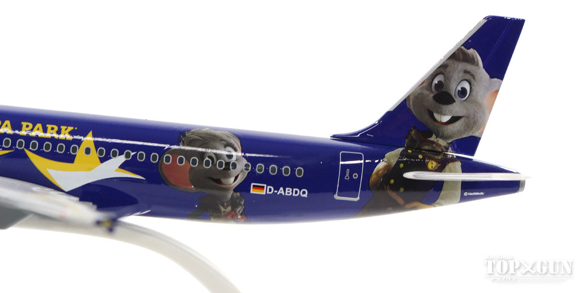 A320 Eurowings "Europa-Park" D-ABDQ (Snap-in model, no gear, stand only) 1/200 *Plastic [611695]