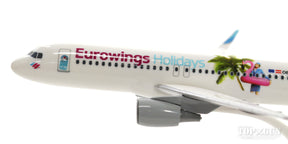 A320SL ユーロウイングス・ヨーロッパ（オーストリア） 特別塗装 「Eurowings Holidays」 （スナップインモデル・スタンド仕様・ランディングギアなし）  OE-IQD 1/200 ※プラ製 [611893]