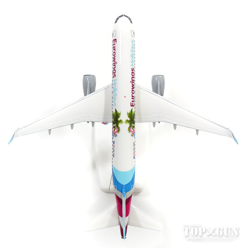 A320SL ユーロウイングス・ヨーロッパ（オーストリア） 特別塗装 「Eurowings Holidays」 （スナップインモデル・スタンド仕様・ランディングギアなし）  OE-IQD 1/200 ※プラ製 [611893]