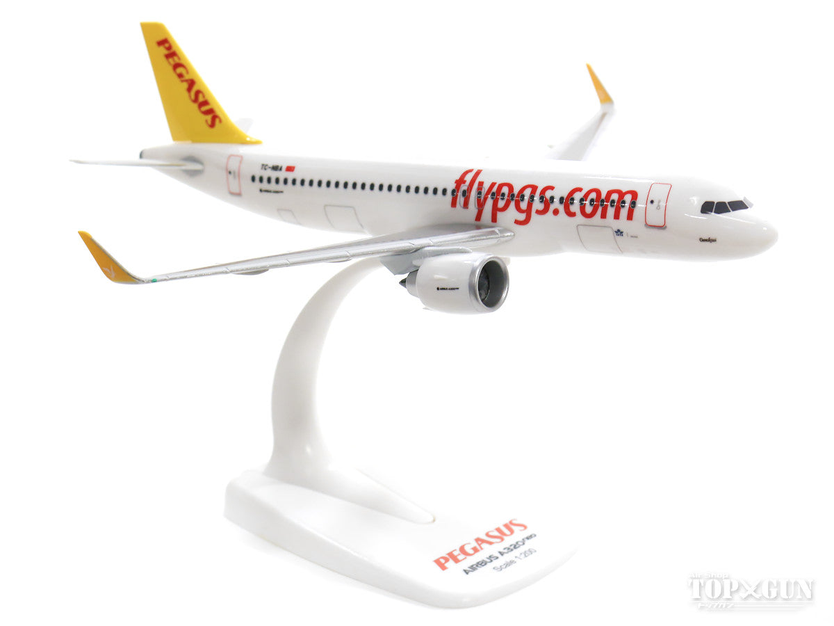 A320neo ペガサス航空 TC-NBA （スナップインモデル・スタンド仕様・ランディングギアなし） 1/200 ※プラ製 [612029]