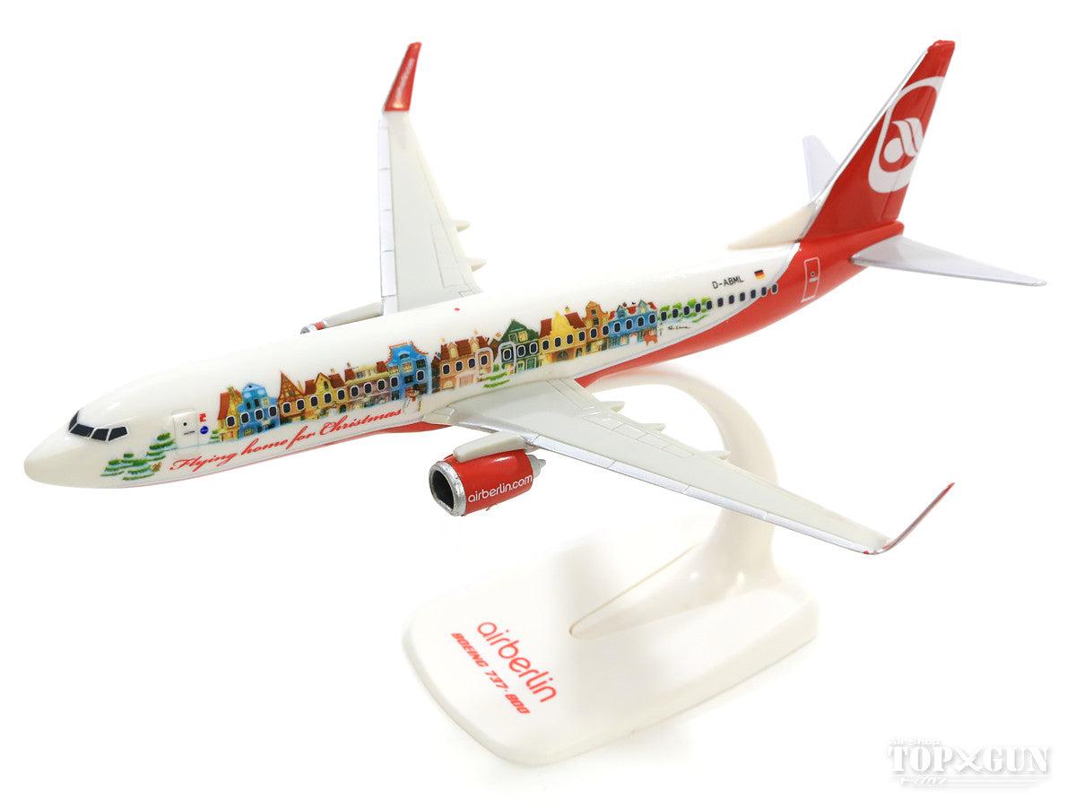 737-800 Air Berlin "Flying home for Christmas" D-ABML (Snap-in model, stand version, no landing gear) 1/200 *Plastic [612050]