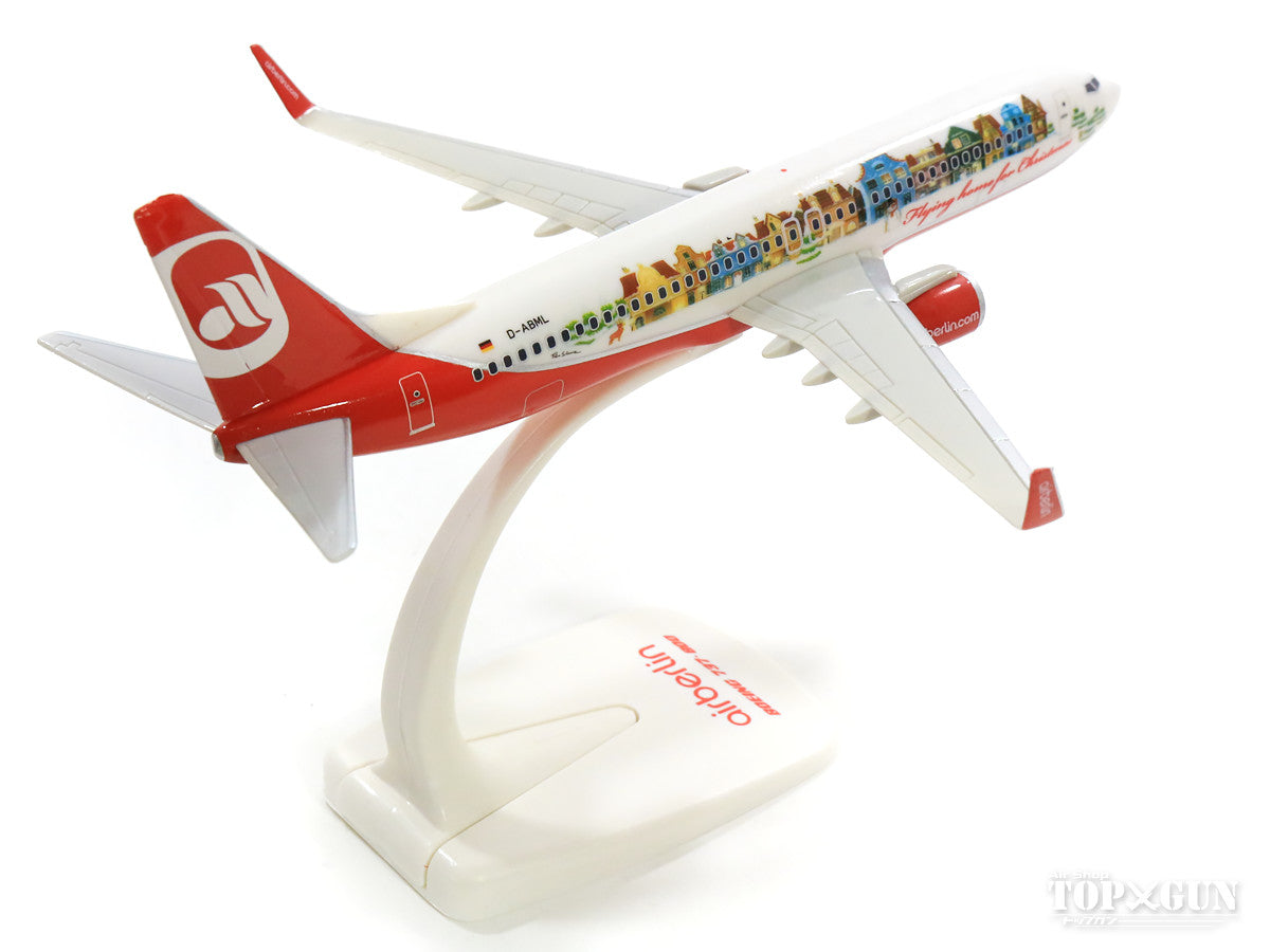 737-800 Air Berlin "Flying home for Christmas" D-ABML (Snap-in model, stand version, no landing gear) 1/200 *Plastic [612050]