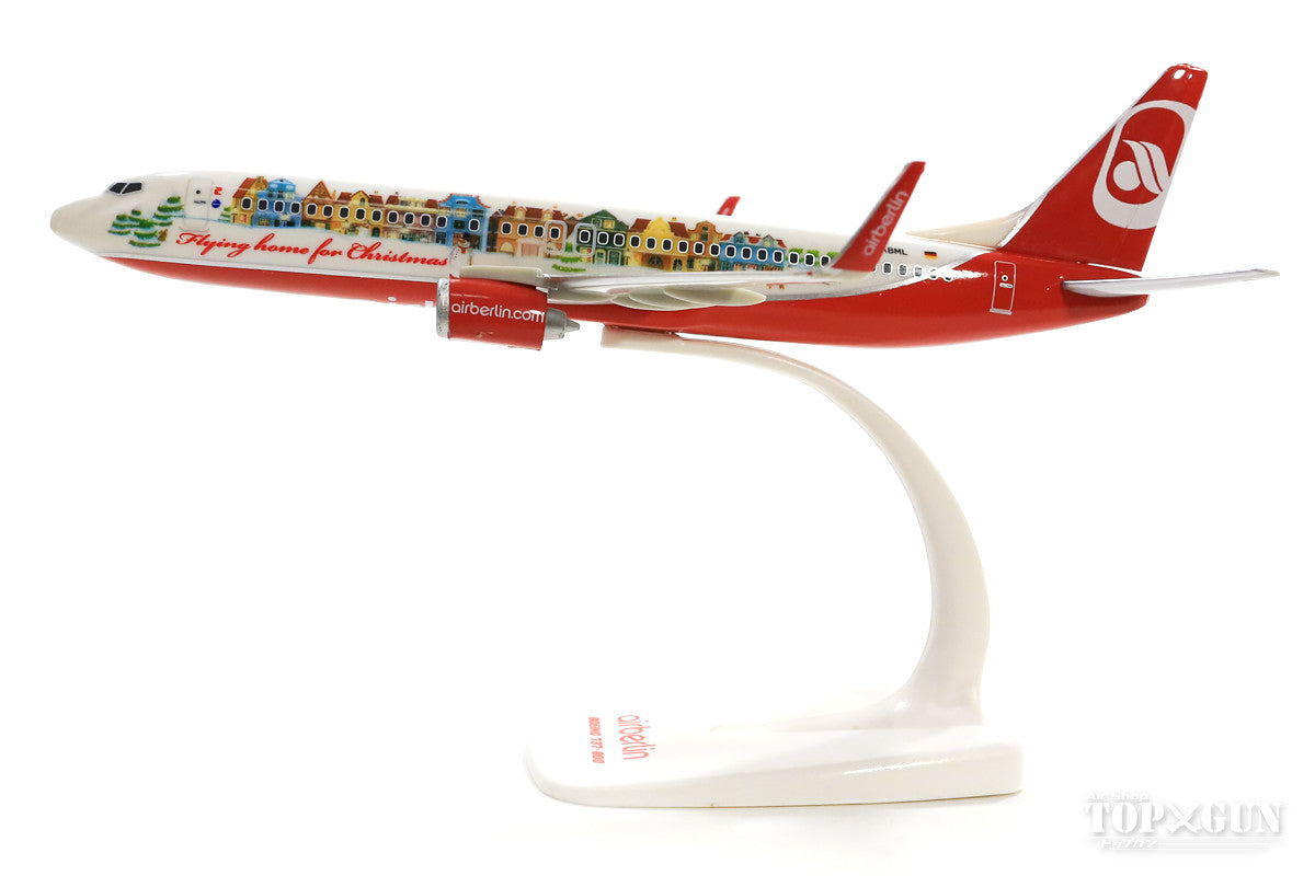 737-800 Air Berlin "Flying home for Christmas" D-ABML (Snap-in model, stand version, no landing gear) 1/200 *Plastic [612050]