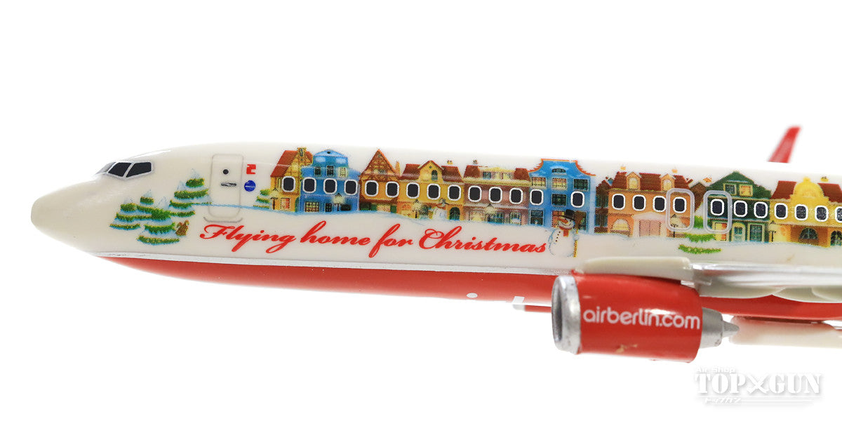 737-800 Air Berlin "Flying home for Christmas" D-ABML (Snap-in model, stand version, no landing gear) 1/200 *Plastic [612050]