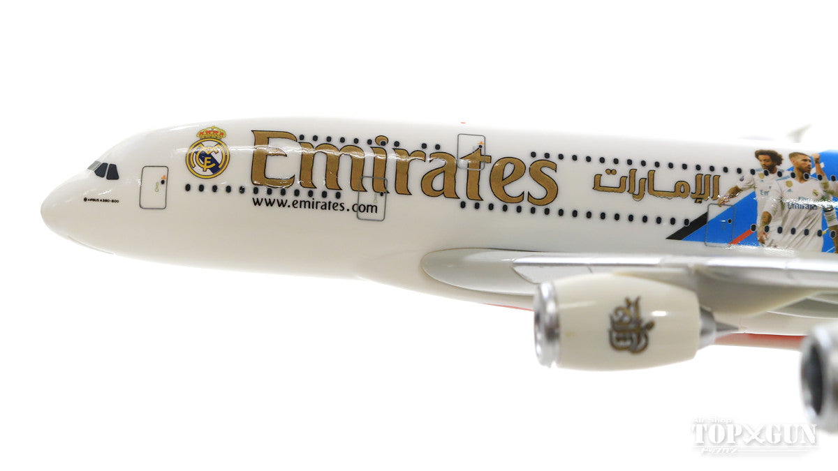 A380 Emirates "Real Madrid (2018)" A6-EUG (Snap-in model, stand version, no landing gear) 1/250 *Plastic [612142]