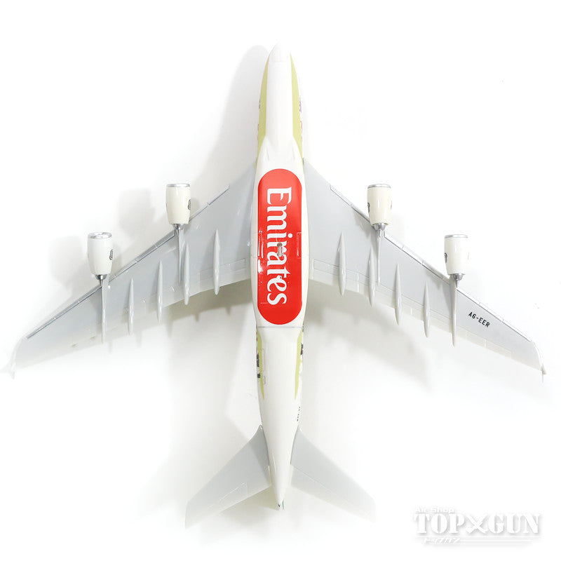 A380 Emirates Wildlife II A6-EER (Snap-in model, stand included, no landing gear) 1/250 *Plastic [612180]