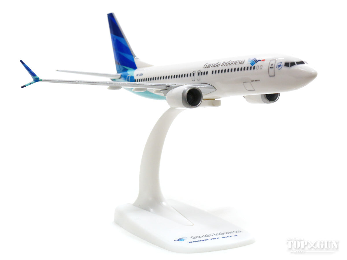 737 Max-8 ガルーダインドネシア航空 PK-GDA （スナップインモデル・スタンド仕様・ランディングギアなし） 1/200 ※プラ製 [612203]