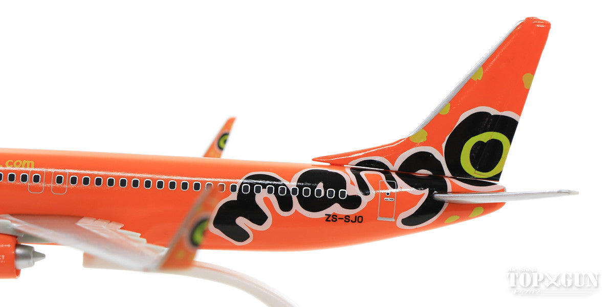 737-800 Mango Airlines ZS-SJO (Snap-in model, stand version, no landing gear) 1/250 *Plastic [612265]