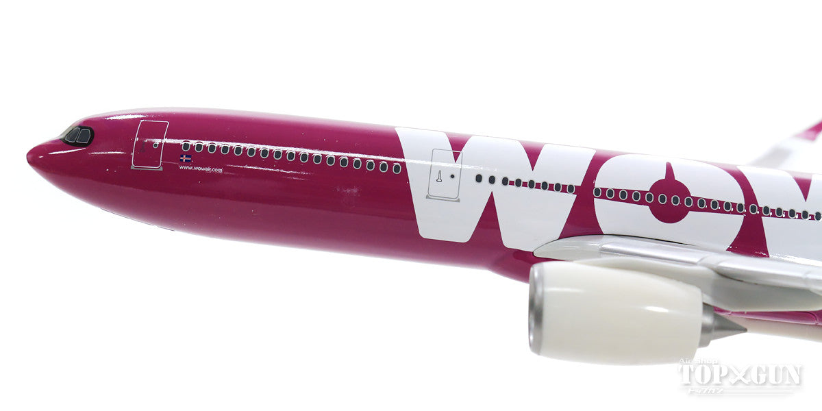 A330-900neo WOW Air TF-BIG（卡入式模型，立式规格，无起落架）1/200 *塑料 [612272]