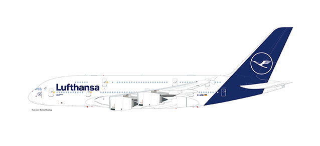 A380 Lufthansa D-AIMB "Munich" (Snap-in model, stand version, no landing gear) 1/250 *Plastic [612319]